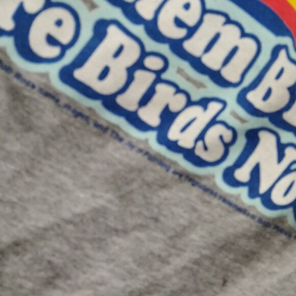 Bob Ross Mistakes Life Birds Graphic T-Shirt - Picture 3 of 6